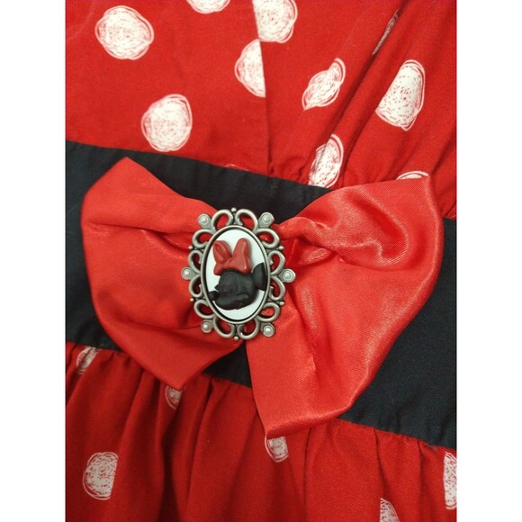 Disney Parks Authentic Minnie Mouse Dress Size L Cosplay Halloween Costume - Picture 4 of 9